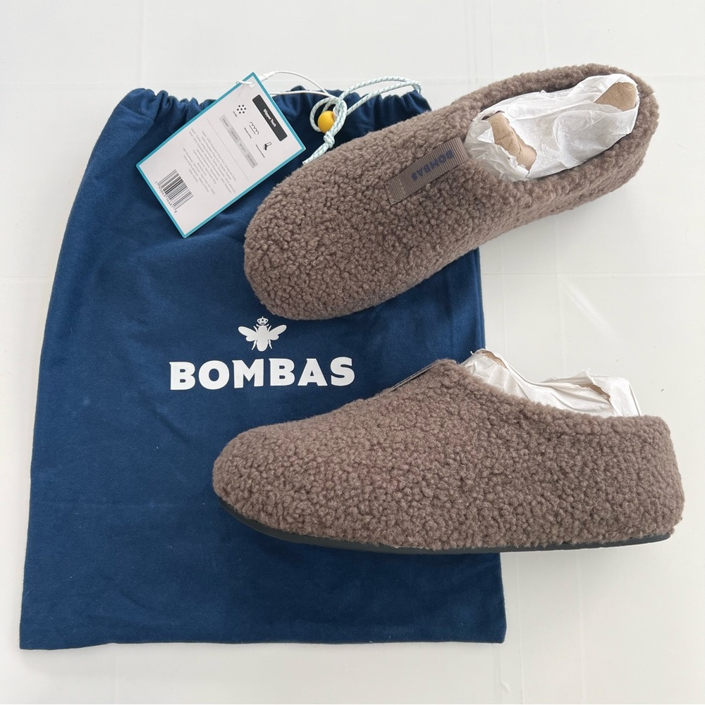 Bombas Brown Sherpa Slip-On Slippers